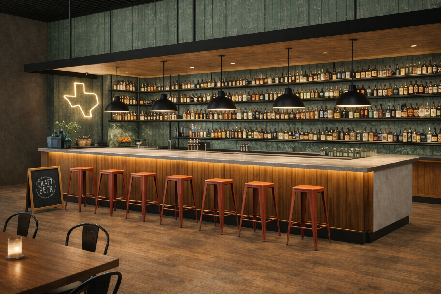 Concepto de Bar y Social